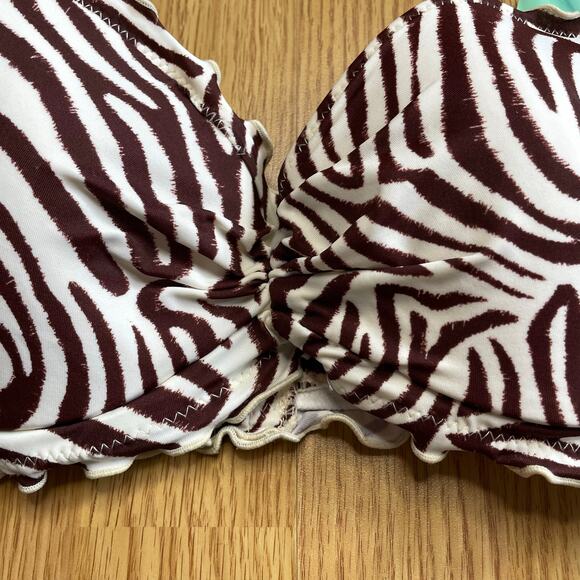 Sundazed Zebra Print Bikini, 36C - Picture 3 of 9
